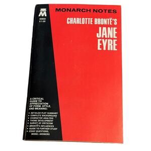 Charlotte Brontes Jane Eyre Monarch Notes 1974 Plot Summary Character Analysis